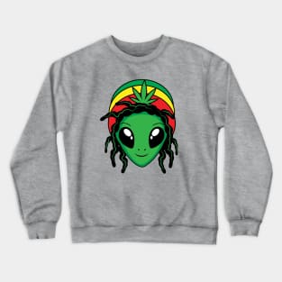 Rasta Alien Crewneck Sweatshirt